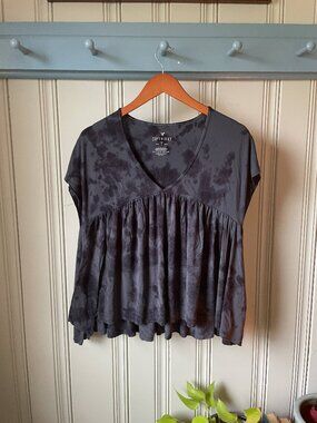 American Eagle Soft & Sexy Tie Dye Babydoll Top Flowy XS/S